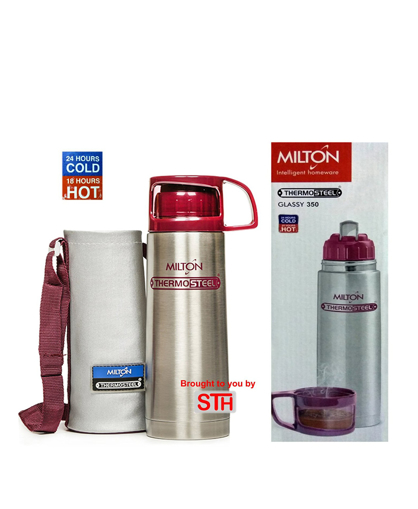 Milton Glassy 350ml Insulated Vaccum Flask की तस्वीर