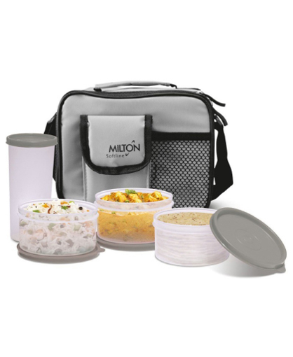 Milton Combi Meal 4 Container Plastic Lunch Box की तस्वीर