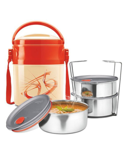 Milton Odyssey Deluxe 3  3 Container Lunch Box की तस्वीर