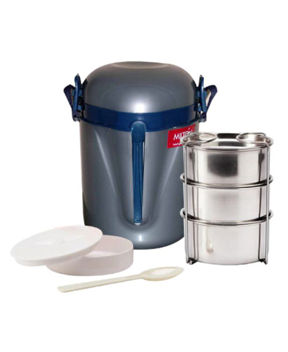 Picture of Milton Meal Mate Deluxe 3  3 Container Lunch Box