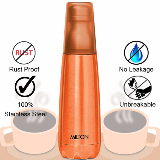 Picture of Milton Vertex 750 ML Thermosteel  Water Bottle with Unbreakable Tumbler