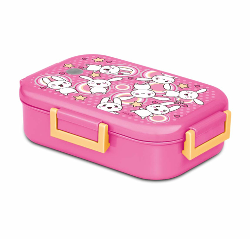 Milton Flat Mate Insulated Inner Steel Lunch Pack Tiffin Box 700 ml Pink