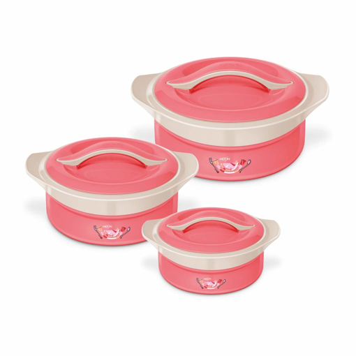 Milton Insulated Zenith Casserole Jr Gift Set of 3pcs with Lid Handle