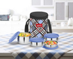 Milton Smart Meal Lunch Box, Set of 4, Blue