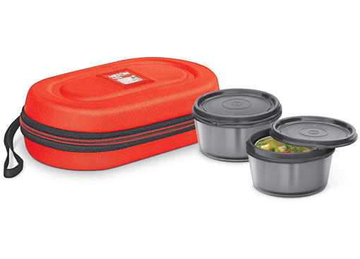 Milton Nutri Lunch Box with Microwavable Inner Steel 2 Container