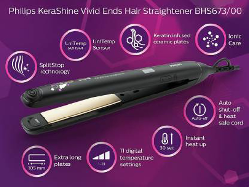 Philips Vivid Ends Hair Straightener BHS673/00