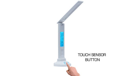 Picture of Toreto Touch Led Lamp with Alarm Clock And Calendar Feature  TOR 103 Glow