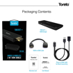 Toreto Wired & Wireless 2 in 1 HDMI Display Dongle TORCAST+ TOR 608