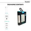 Toreto Pluto Plus Portable Ultra Slim Pocket Size 5000mAh Li-Polymer Power Bank  TOR 35