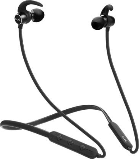 boAt Rockerz 255 Sports in-Ear Bluetooth Neckband Earphone with Mic Black