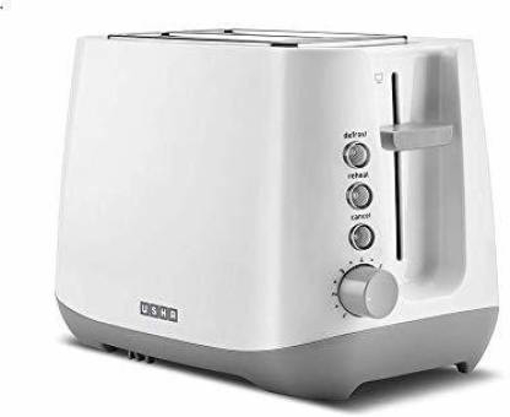 Usha PT POP UP TOASTER PT3730 WHITE 750 W Pop Up Toaster  (Multicolor)