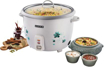 Usha MC 3728 Electric Rice Cooker with Steaming Feature  (2.8 L, White)