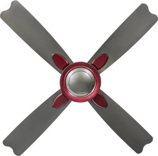 Usha BLOOM DAHLIA 1300 mm 4 Blade Ceiling Fan  (Sparkle Black and Marron, Pack of 1)