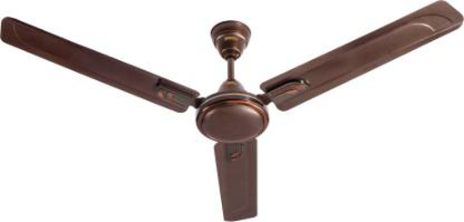 Usha Airostrong Curve 1200 mm 3 Blade Ceiling Fan  (MET BAKER S Brown, Pack of 1)