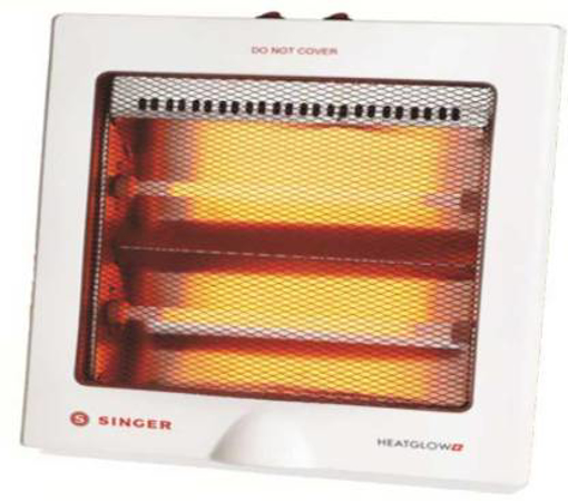 Singer Heat Glow Plus HEATGLOW PLUS (SQH 800 PWT) Quartz Room Heater