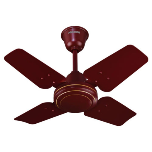 Anchor New Flyer 600mm Ceiling Fan (Brown) 600 mm 4 Blade Ceiling Fan  (Brown6, Pack of 1)
