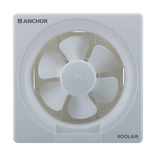 Anchor by Panasonic KoolAir - 200mm Ventilation Exhaust Fan for Home, Office, Kitchen and Bathroom(White)