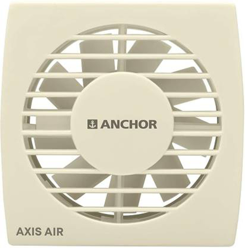 Anchor By Panasonic  Ventilation Fan Axis Air Pipe Series Ventilation Fan  White (Speed- 2100 RPM) 150 mm Exhaust Fan