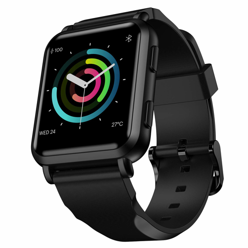 Noise Color Fit NAV Smart Watch with Built-in GPS and High Resolution Display (Stealth Black)