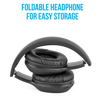 Ambrane WH-65 Over The Ear Wireless Headphones with FM, Aux & SD Card Slot (Black)