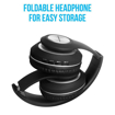 WH-83 Over The Ear Bluetooth Headphones with Wireless FM, Aux & SD Card Support (Black)
