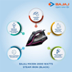 Picture of Bajaj MX35N  2000W  non stick sole plate  Anti scale Anti drip Self cleaning Steam burst 210 ml tank