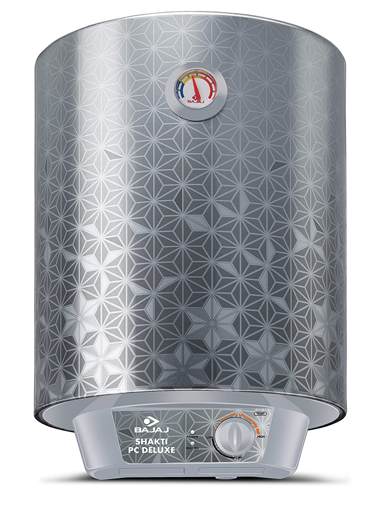 Bajaj Shakti PC Deluxe Storage 10 Liter Verical Water Heater (Grey)