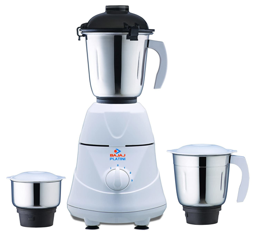 Picture of BAJAJ PX7 500 W Mixer Grinder (3 Jars, White)