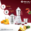 Picture of BAJAJ GX 4701 800 Mixer Grinder 4 Jars Red White
