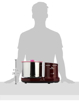 Picture of Bajaj WX 3 150-Watt Wet Grinder without Arm (Maroon)