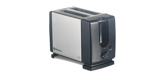 Picture of Bajaj ATX 3 750-Watt Pop-up Toaster | 2-Slice Automatic Pop up Toaster| Dust Cover & Slide Out Crumb Tray | 6-Level Browning Controls