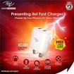 ITEL ICI 41 5 A Multiport Mobile Charger with Detachable Cable White