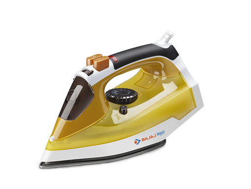 Bajaj Majesty MX 25 1250 Watt Steam Iron White Yellow