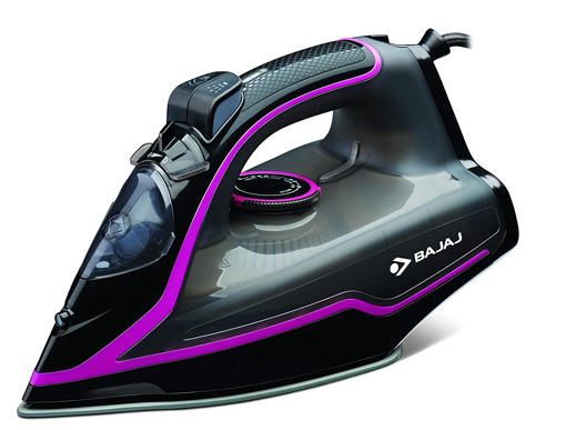 Bajaj MX35N 2000 Watts Steam Iron Black NON stick 2000 W Steam Iron Black