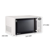 Bajaj 20 Litres Grill Microwave Oven with Jog Dial 2005 ETB White