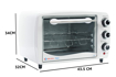 Bajaj Majesty 1603 T 16 Litre Oven Toaster Grill White