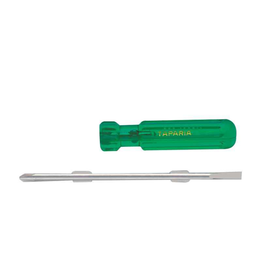 Picture of Taparia 2 Phillips 6.0x0.8mm Black Tip Two In One Screw Driver 905 IBT Blade Length 140 mm Pack of 10