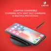 Picture of Leevo 10W Qi Certified Wireless Charger Ultra Slim Foldable Pad Universally Compatible Black