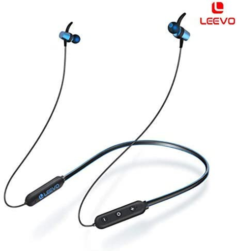 Picture of Leevo Dance Wireless Neckband Earphones with Super Fast Charging