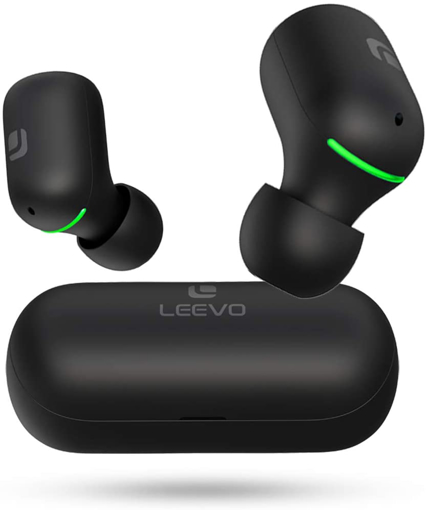 Picture of Leevo StarBuds Truly Wireless in Ear Luxuriously Designed Buds Immersive HD Sound with Google and Siri Voice Assistant
