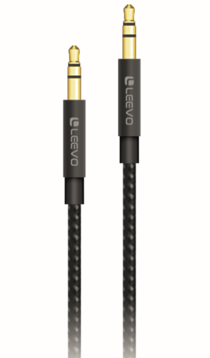 Leevo 122 AUX Cable Braided Cable with metal shell की तस्वीर