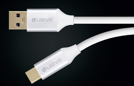 Leevo 176T TYPE C TO 3.0 USB A 3A 5GB S SPEED 1.2M SUPERFAST CHARGE SYNC CABLE की तस्वीर