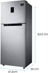 Picture of SAMSUNG 324 L Frost Free Double Door 2 Star Convertible Refrigerator  Refined Inox RT34T4542S9 HL