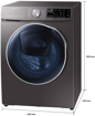Picture of Samsung 10.0 7.0 kg Kg Inverter Fully Automatic Washer Dryer WD10N641R2X TL Silver