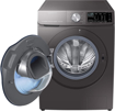 Picture of Samsung 10.0 7.0 kg Kg Inverter Fully Automatic Washer Dryer WD10N641R2X TL Silver