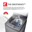 Picture of TOSHIBA 8 kg I clean 15 Minute Quick Wash GREATWAVES Technology Fully Automatic Top Load Grey  AW DJ900D IND