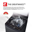 TOSHIBA 9 kg Iclean 15 Minute Quick Wash GREATWAVES Technology Fully Automatic Top Load Grey  AW DJ1000F IND की तस्वीर