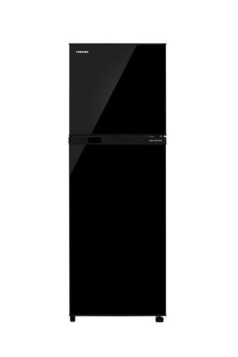 Picture of TOSHIBA 252 L Frost Free Double Door 2 Star Refrigerator  Black Uniglass GR A28INU UK