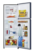 Picture of TOSHIBA 252 L Frost Free Double Door 2 Star Refrigerator  Black Uniglass GR A28INU UK