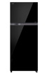 Picture of TOSHIBA 445 L Frost Free Double Door 2 Star Refrigerator Black Glass GR AG46IN XK